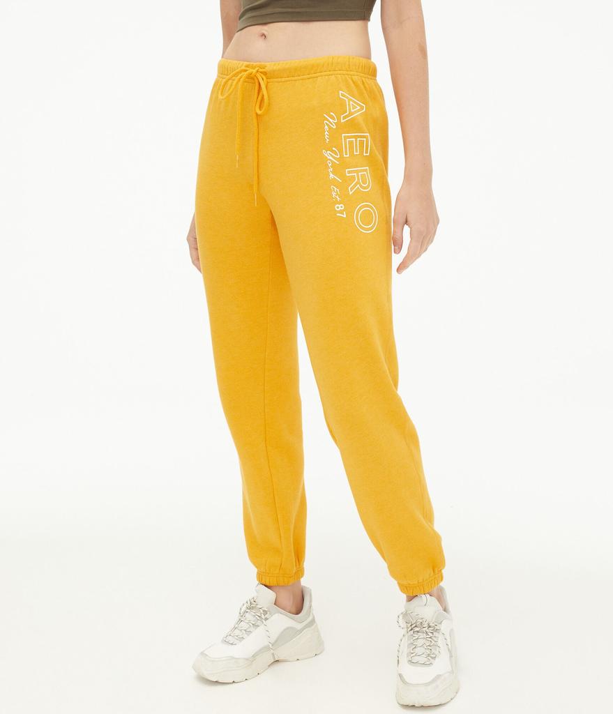 Aeropostale Women's New York Foil Cinched Sweatpants商品第5张图片规格展示