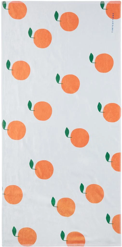 商品Tinycottons|Baby Blue Oranges Beach Towel,价格¥349,第1张图片
