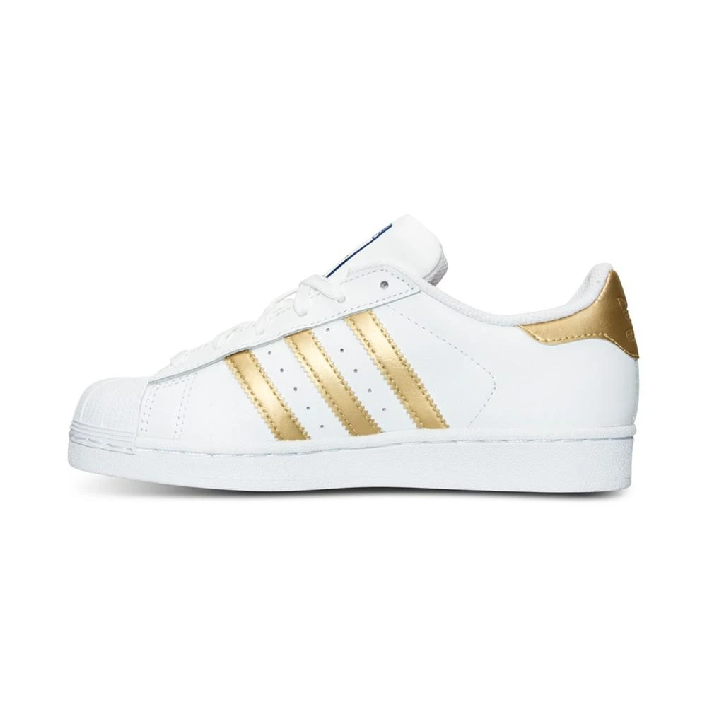 商品Adidas|Big Girls' ' Superstar Casual Sneakers from Finish Line,价格¥223,第4张图片详细描述