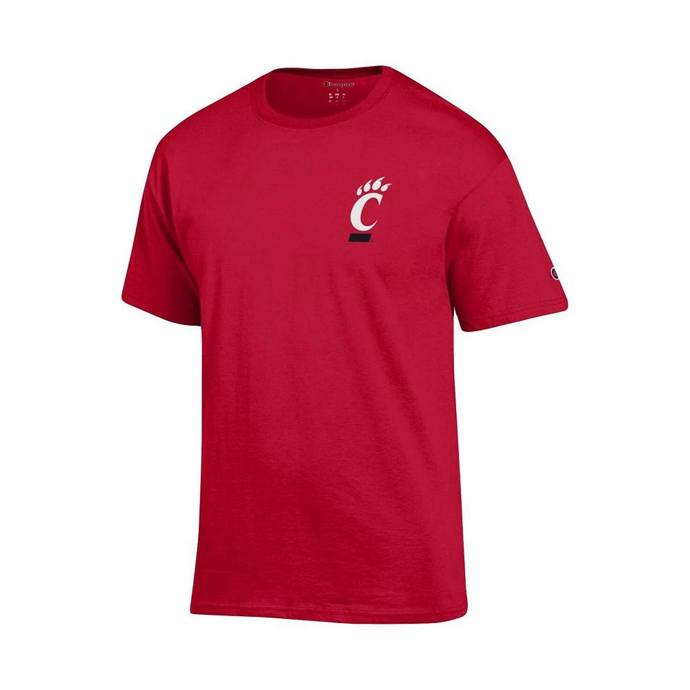 商品CHAMPION|Men's Red Cincinnati Bearcats Stack 2-Hit T-shirt,价格¥207,第2张图片详细描述