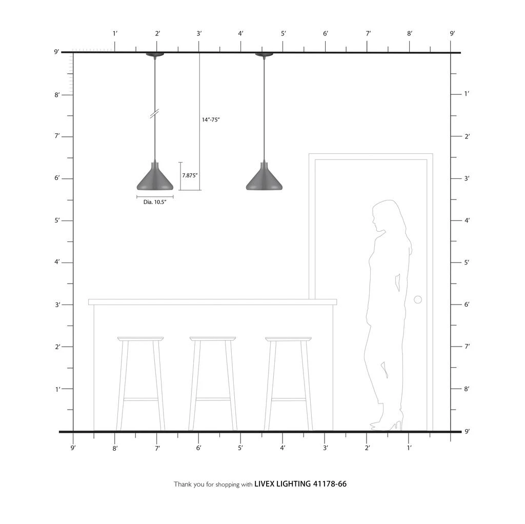 One Light Brushed Aluminum Mini Pendant 商品