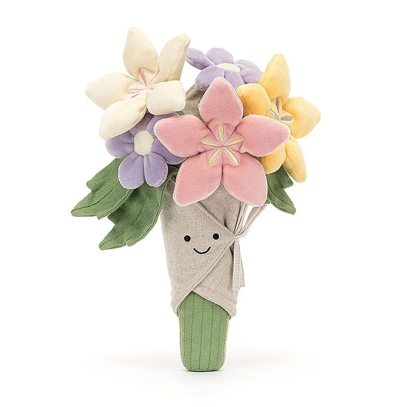 Jellycat 绿色涤纶趣味花束玩偶 商品