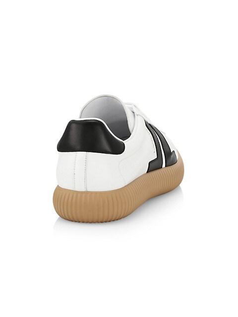 商品Lanvin|Glen Arpege Low-Top Leather Sneakers,价格¥3274,第5张图片详细描述