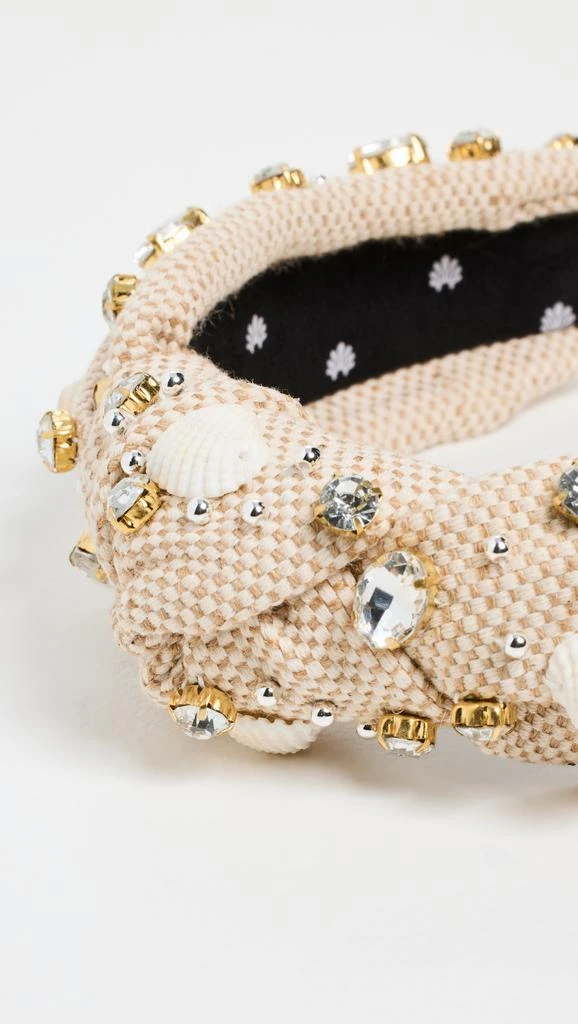 商品Lele Sadoughi|Shellona Crystal Knotted Headband,价格¥740,第3张图片详细描述