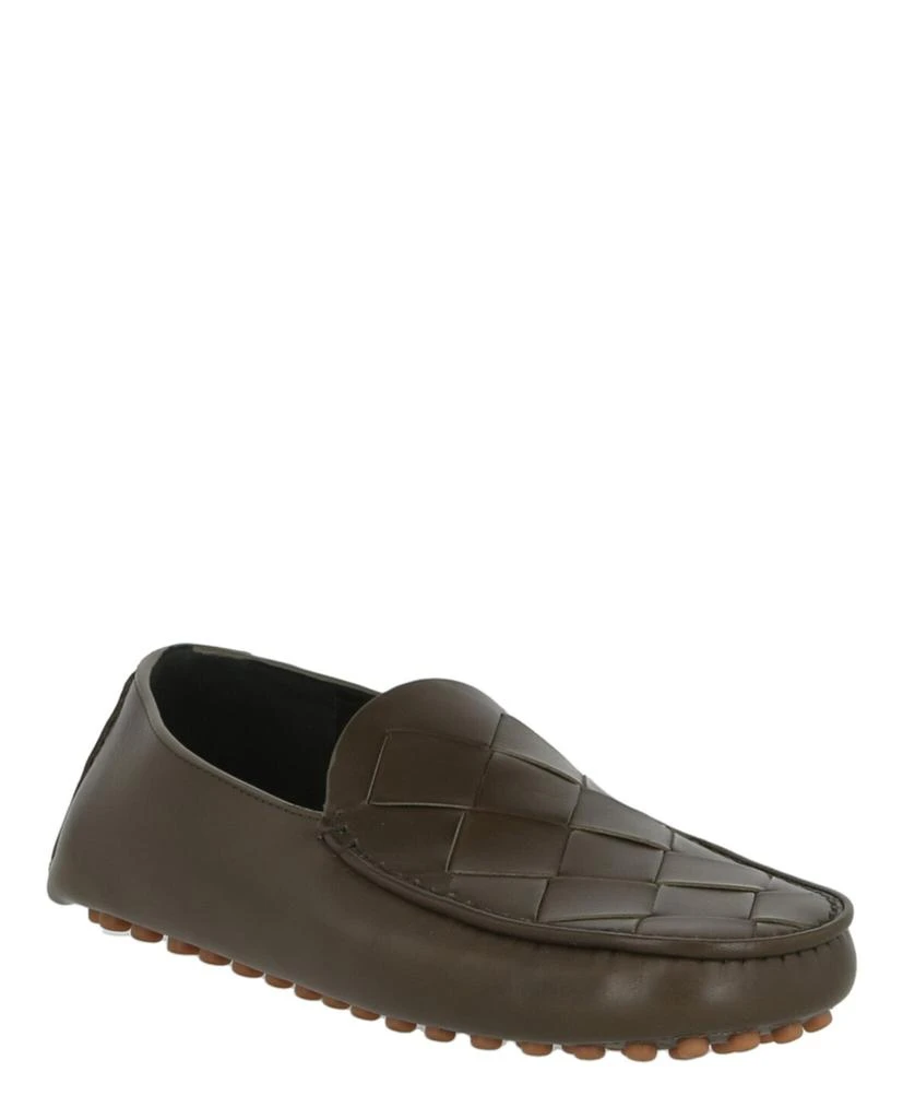 商品Bottega Veneta|Mens Intrecciato Leather Loafers,价格¥1352,第2张图片详细描述