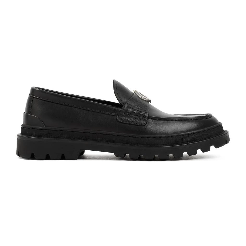 商品Dior|DIOR HOMME  LOGO PLAQUE LOAFERS SHOES,价格¥5313,第1张图片