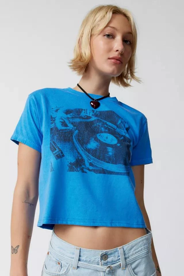 商品Urban Outfitters|Record Player Alexa Baby Tee,价格¥265,第3张图片详细描述