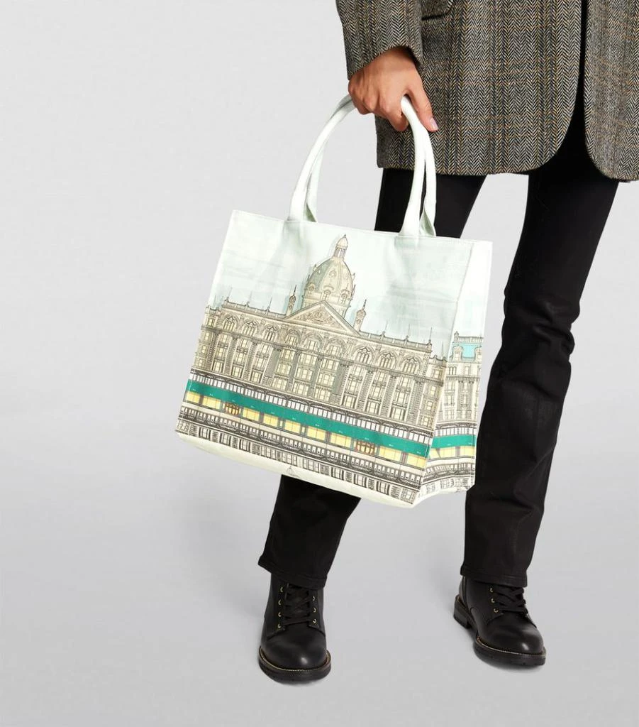 商品Harrods|Large Architectural Building Shopper Bag,价格¥389,第2张图片详细描述