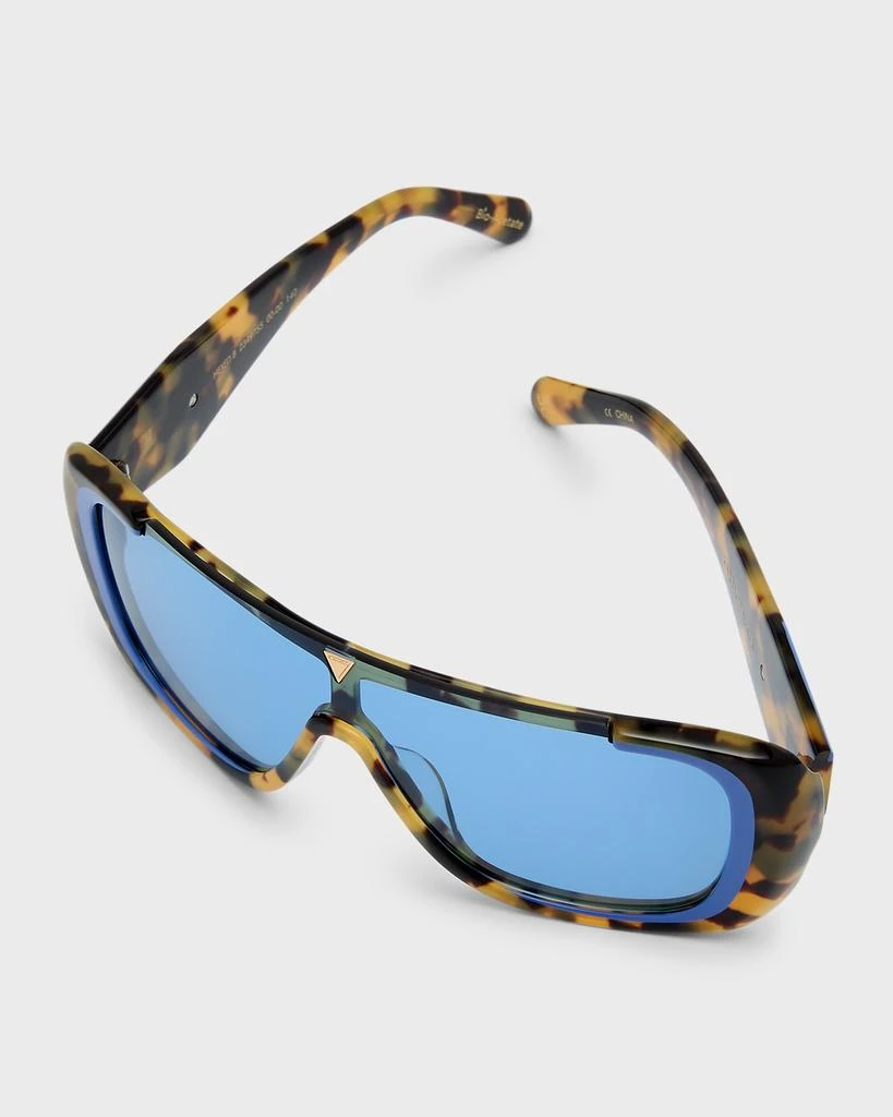 商品KAREN WALKER|Logo Acetate Shield Sunglasses,价格¥1863,第5张图片详细描述