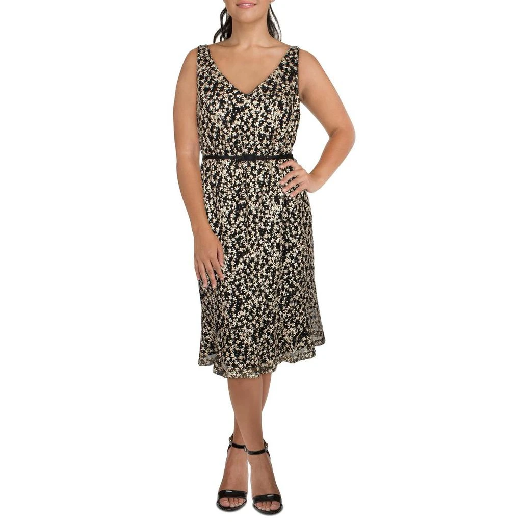 商品Ralph Lauren|Lauren Ralph Lauren Womens Floral Sleeveless Cocktail and Party Dress,价格¥229,第1张图片