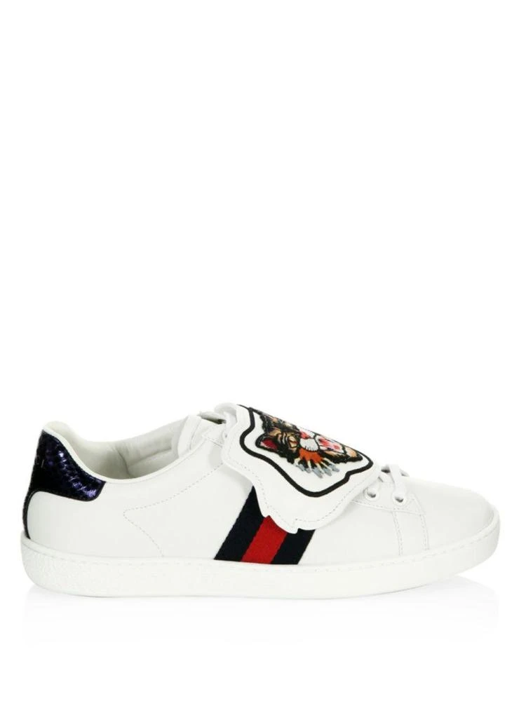 商品Gucci|New Ace Lion Patch Sneakers,价格¥5922,第5张图片详细描述