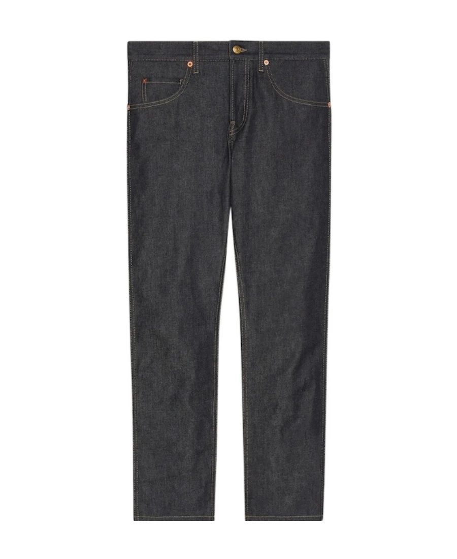 商品【商品预售7天】 Gucci|Gucci 男士牛仔裤 782595XDCXB4759 黑色,价格¥4212,第1张图片