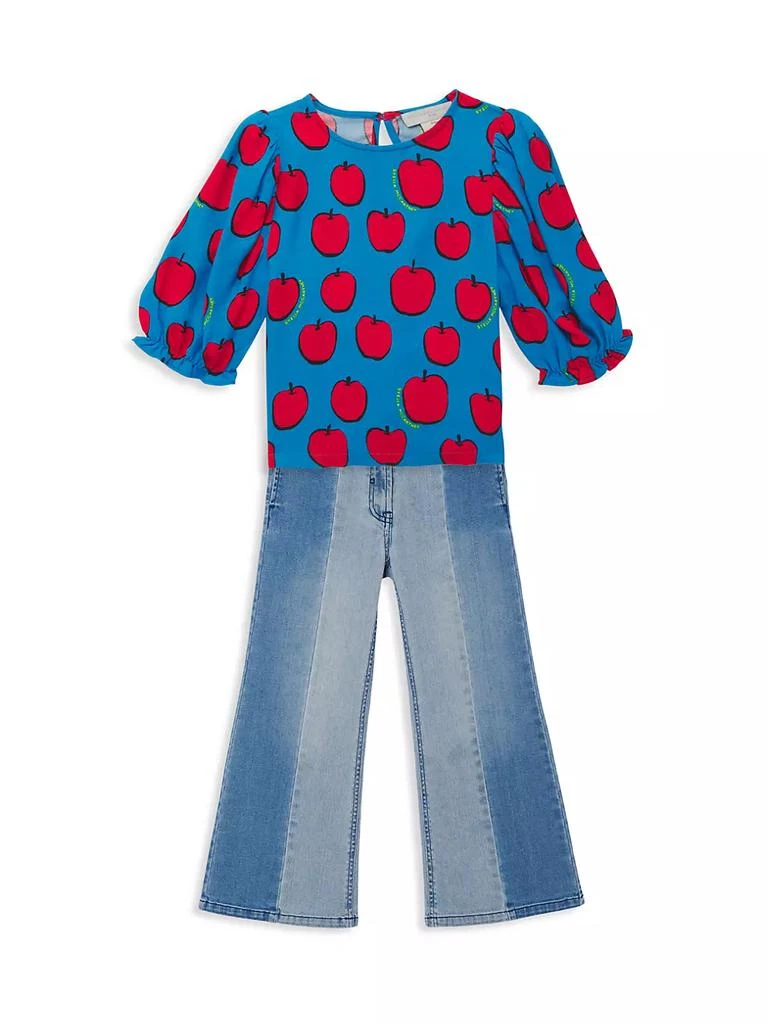 商品Stella McCartney|Little Girl's & Girl's Apple Print Blouse,价格¥356,第2张图片详细描述