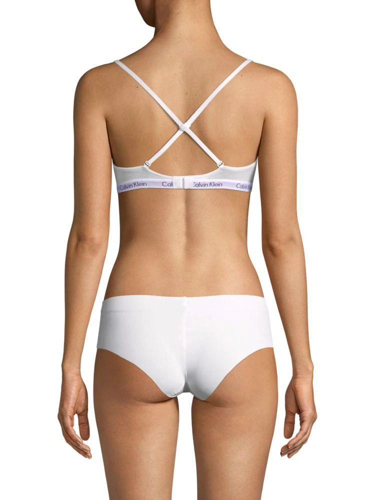 商品Calvin Klein|Stretch-Cotton Triangle Bralette,价格¥96,第4张图片详细描述