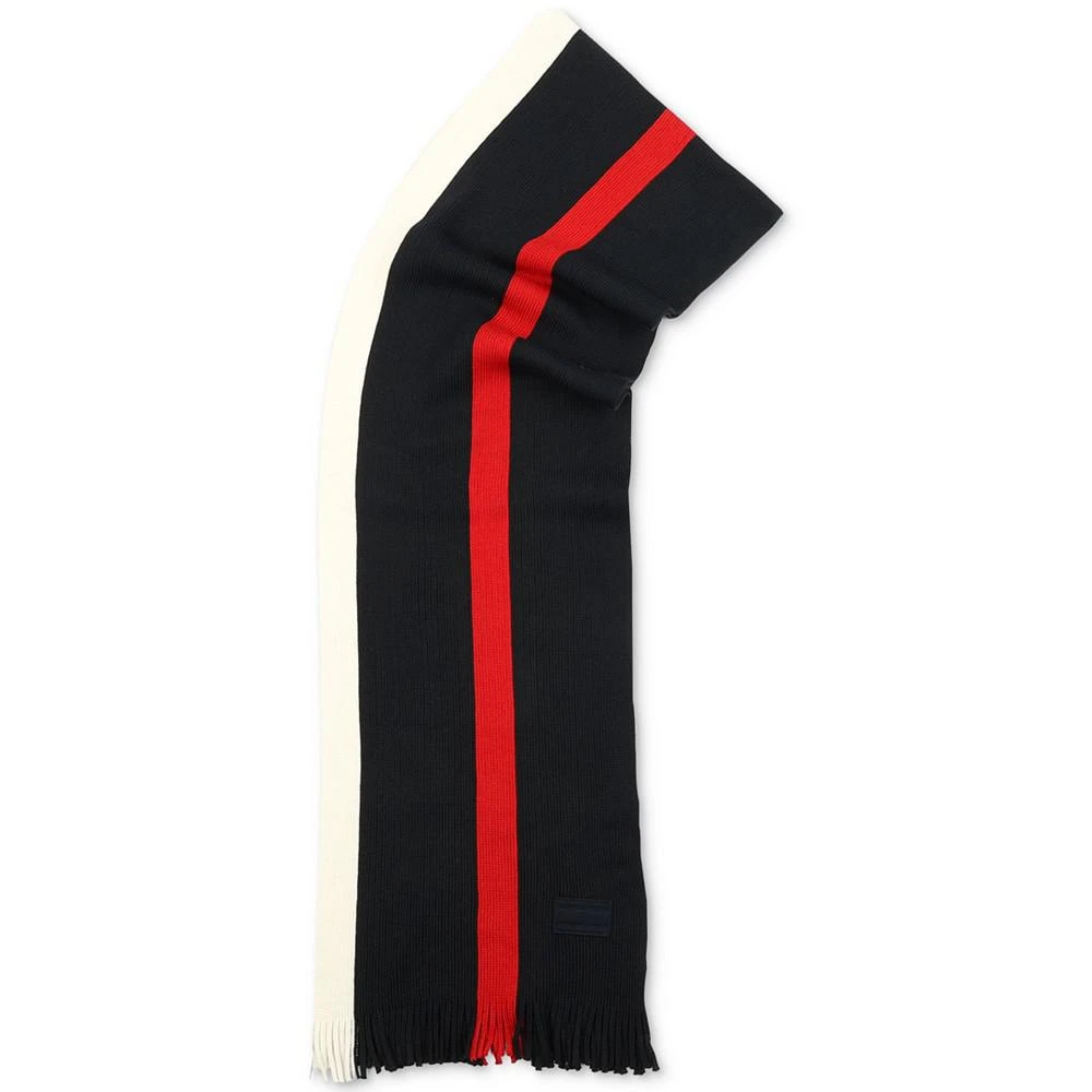 商品Tommy Hilfiger|Men's Striped Fringe Scarf,价格¥434,第4张图片详细描述