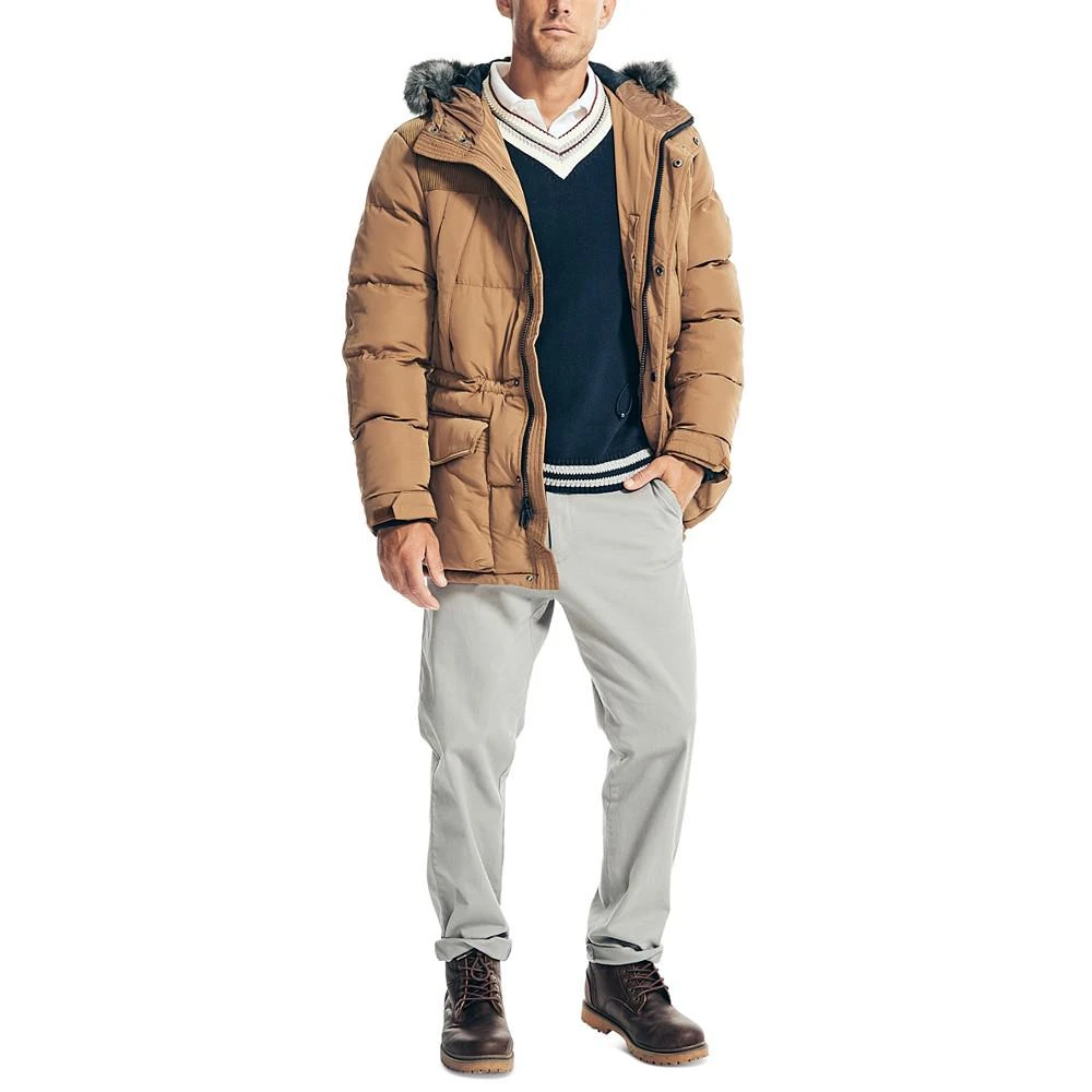 商品Nautica|Men's Sustainably Crafted Classic-Fit Tempasphere Parka,价格¥605,第4张图片详细描述