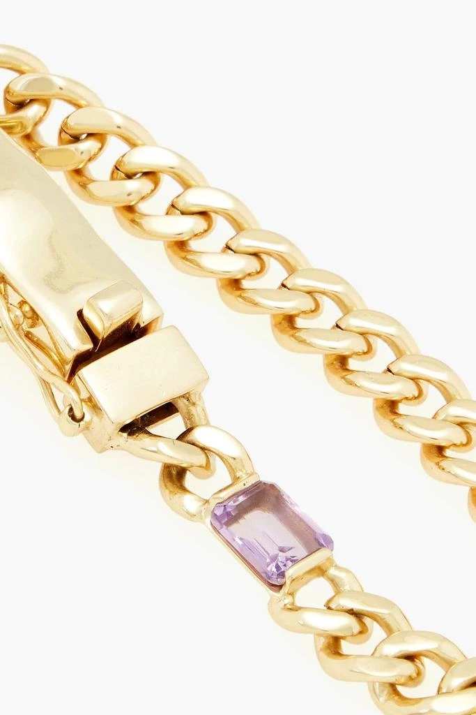商品Cornelia Webb|Gold-tone amethyst bracelet,价格¥1275,第3张图片详细描述