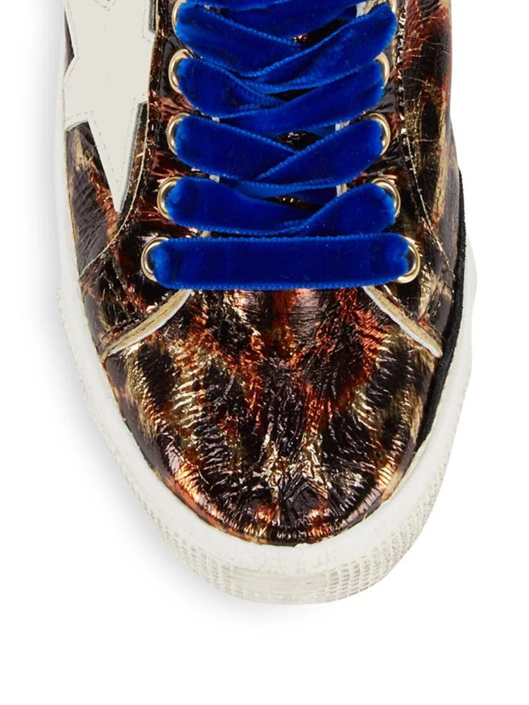 商品Golden Goose|May Superstar Leopard Print Leather Sneakers,价格¥2473,第3张图片详细描述