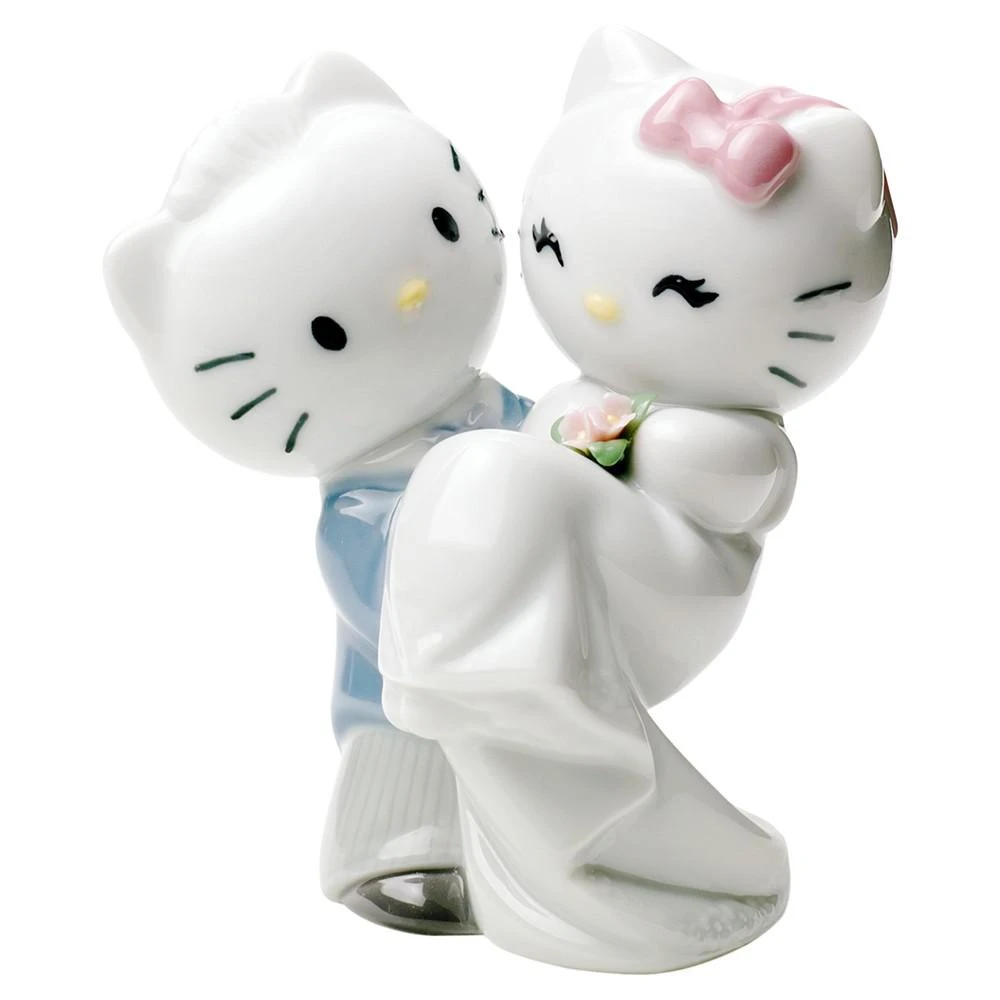 商品Lladró|Nao by Lladro Hello Kitty Gets Married Collectible Figurine,价格¥973,第1张图片