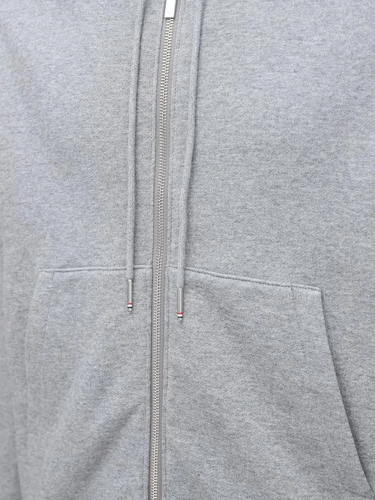 商品Thom Browne|Tonal 4 Bar Cotton Sweatshirt Hoodie,价格¥6815,第4张图片详细描述