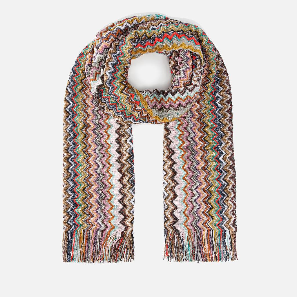 Missoni Zig Zag Lurex-Knit Scarf商品第1张图片规格展示