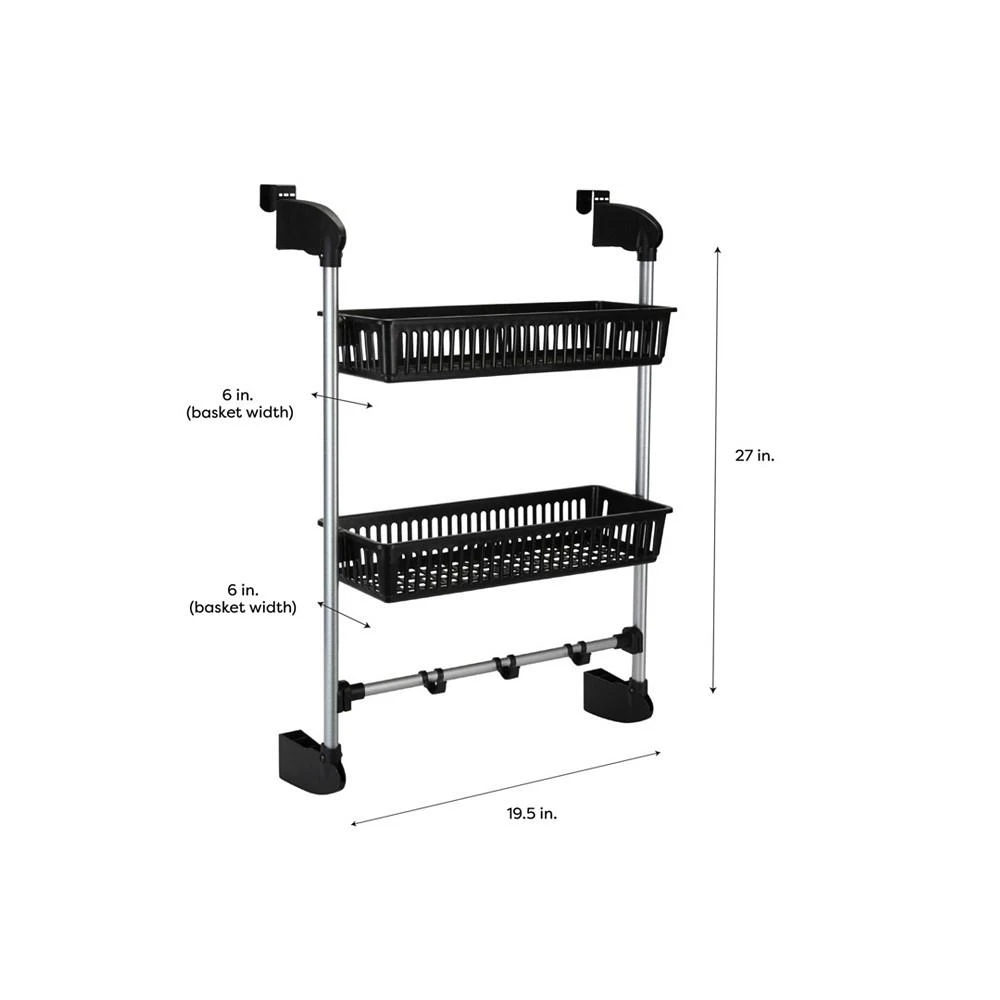 商品Neu Home|2 Basket Over the Door Storage Hook,价格¥703,第2张图片详细描述