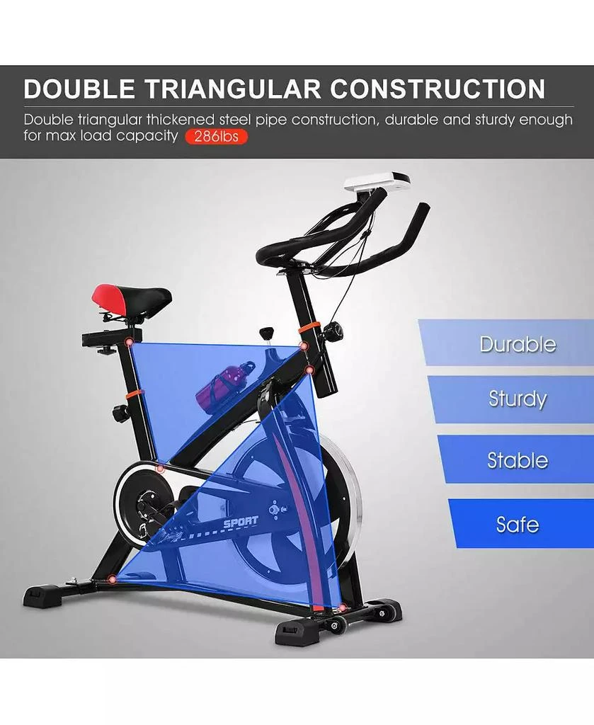 商品Costway|Exercise Bicycle Indoor Bike Cycling Cardio Adjustable Gym,价格¥1375,第3张图片详细描述
