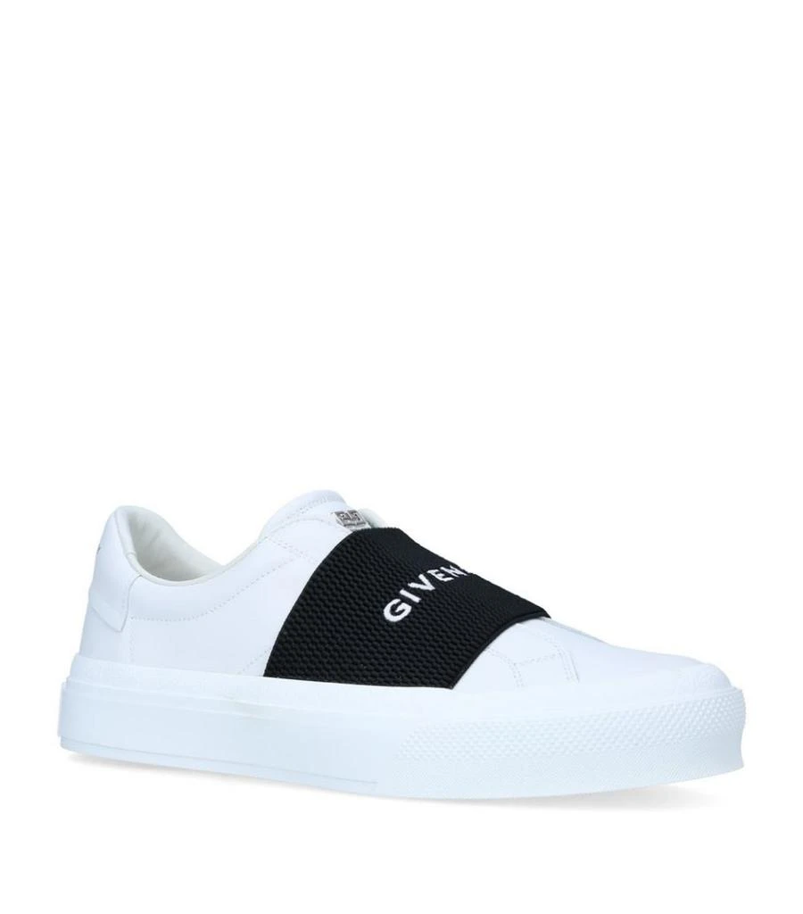 商品Givenchy|Leather City Court Slip-On Sneakers,价格¥4927,第1张图片