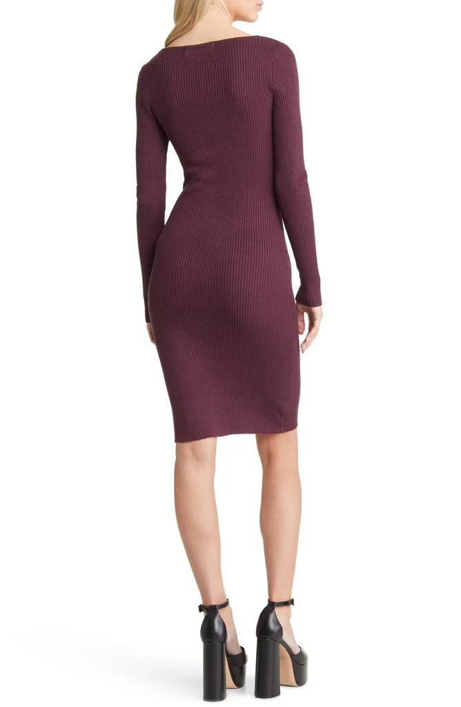 商品VERO MODA|Willow Rib Long Sleeve Sweater Dress,价格¥83,第2张图片详细描述