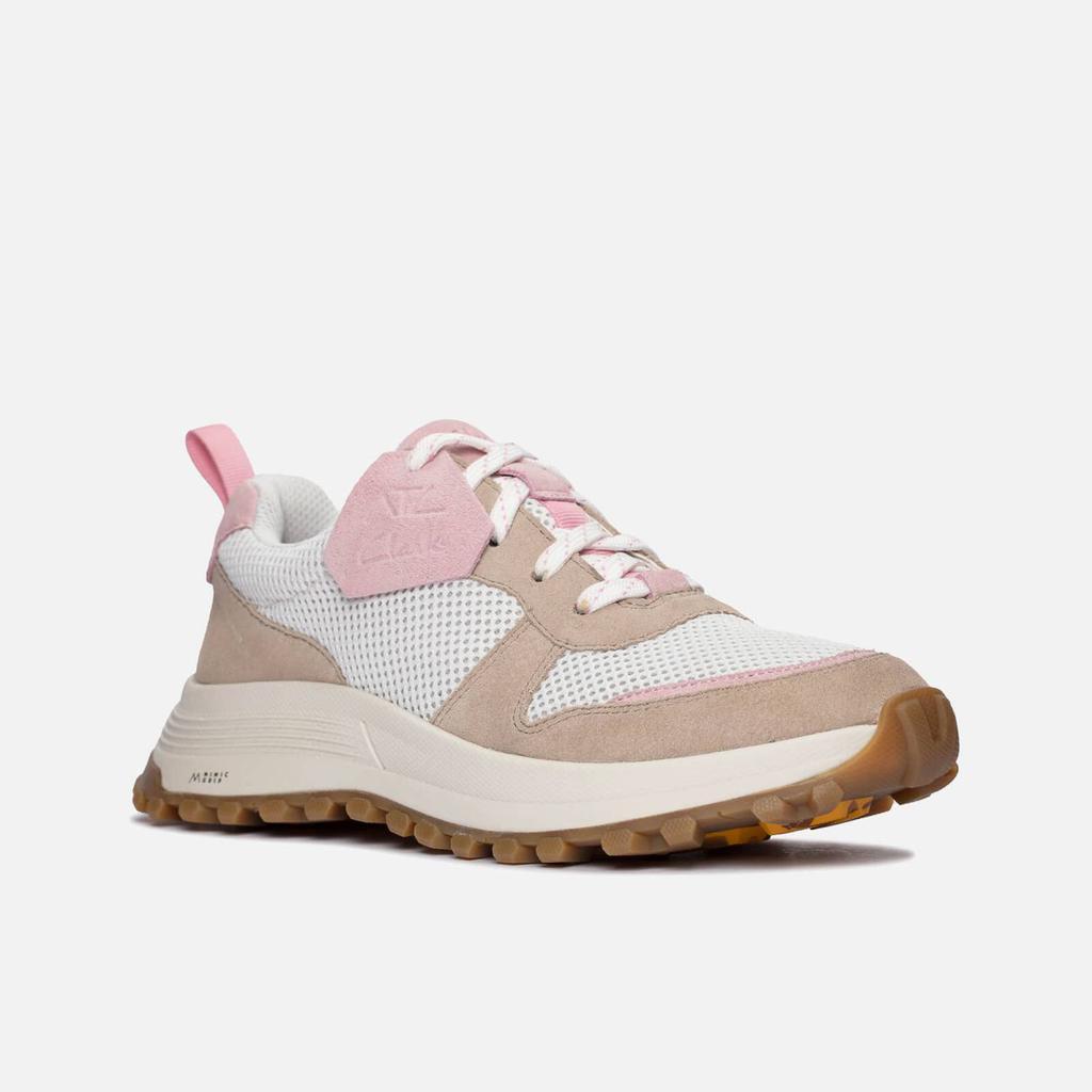 商品Clarks|Clarks Women's Atl Trek Free Waterproof Trainers - Sand Combi,价格¥835,第4张图片详细描述