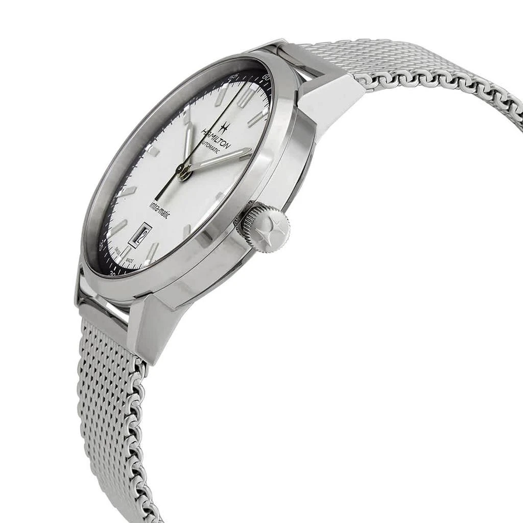 商品Hamilton|American Classic Intra-Matic Automatic White Dial Men's Watch H38425120,价格¥5544,第2张图片详细描述