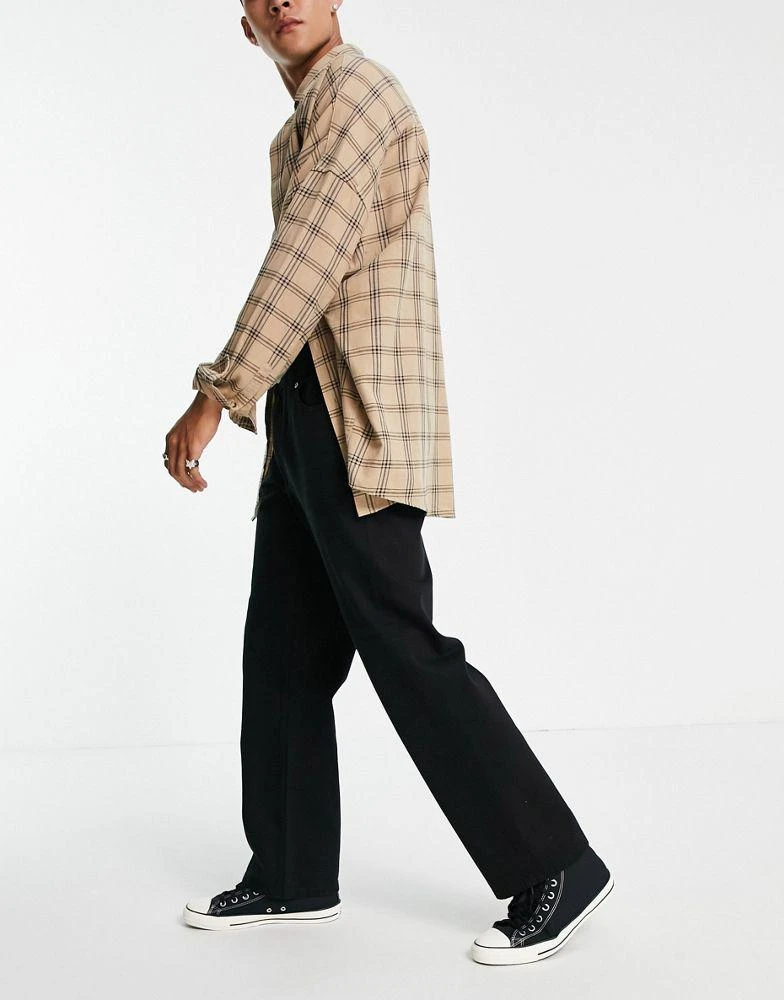 商品Topman|Topman baggy jeans in black,价格¥206,第2张图片详细描述