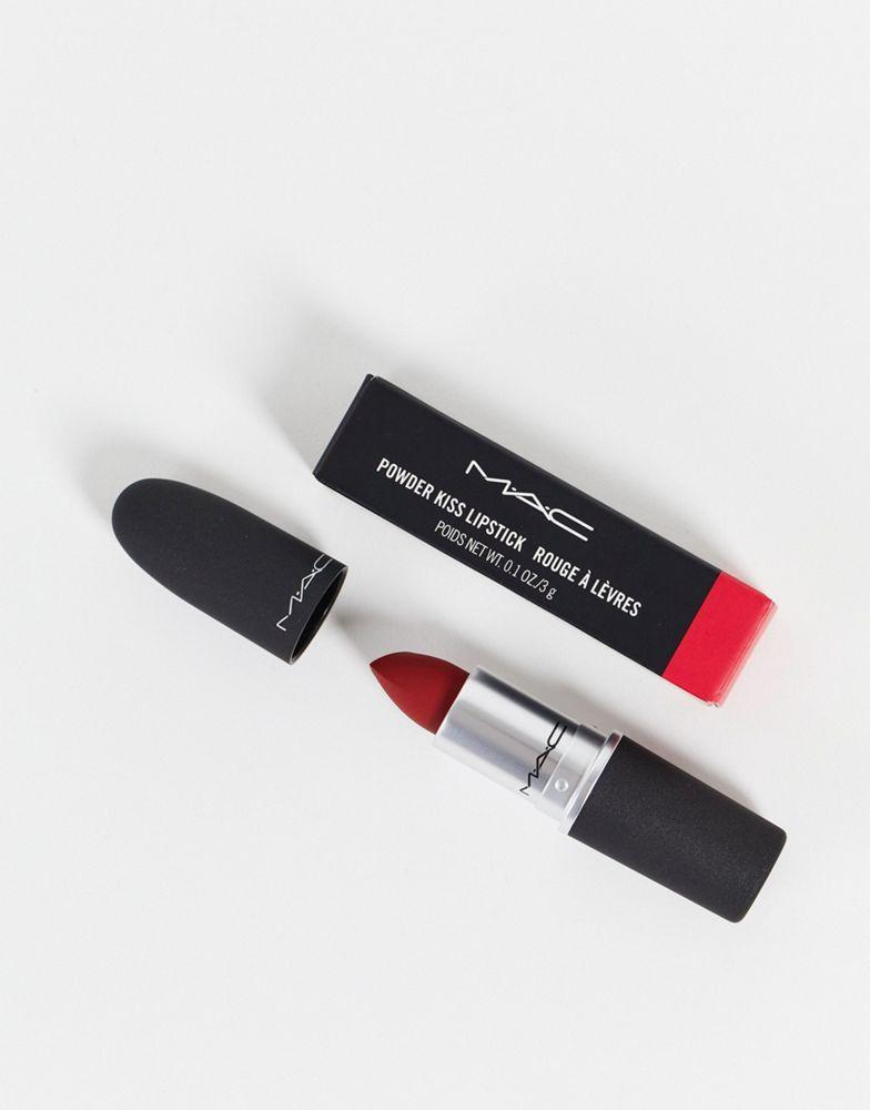 商品MAC|MAC Powder Kiss Lipstick - Ruby New,价格¥196,第6张图片详细描述