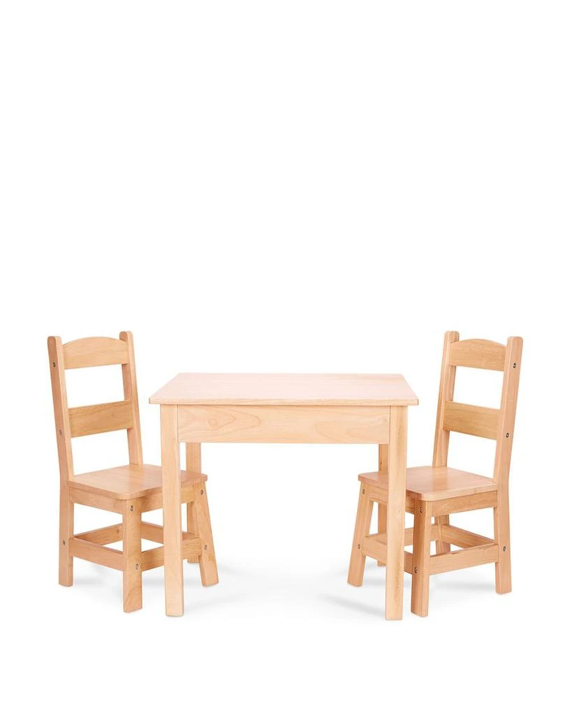 商品Melissa & Doug|Melissa & Doug Wooden Table and Chairs Set - Ages 3-8,价格¥1347,第1张图片详细描述