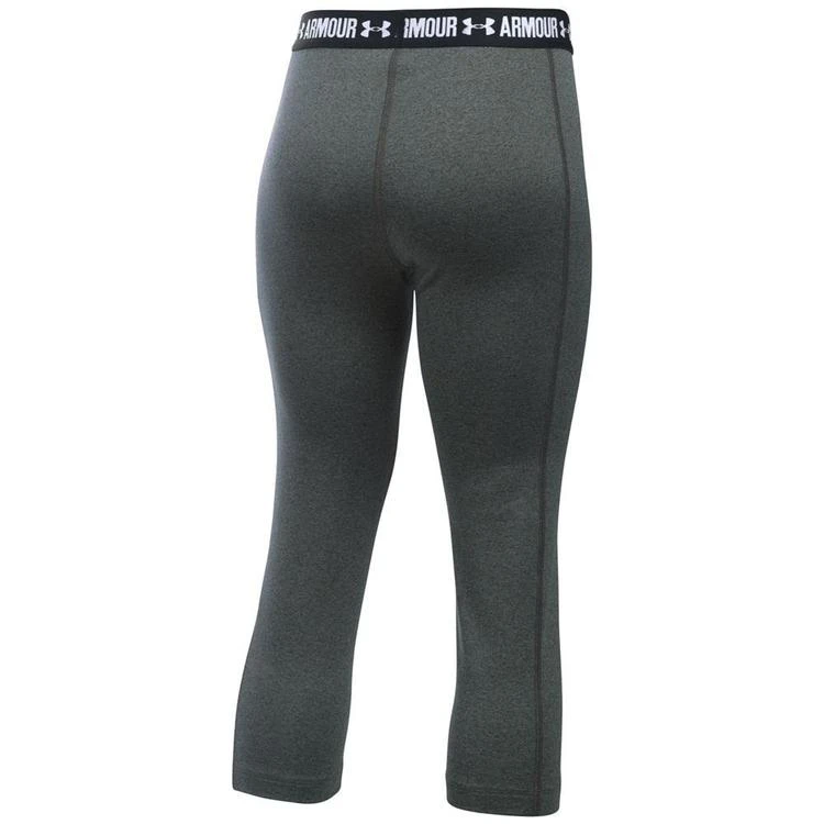 商品Under Armour|HeatGear® Armour Solid Capris, Big Girls (7-16),价格¥225,第4张图片详细描述