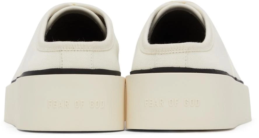 商品Fear of god|Off-White Canvas 101 Backless Sneakers,价格¥2275,第4张图片详细描述