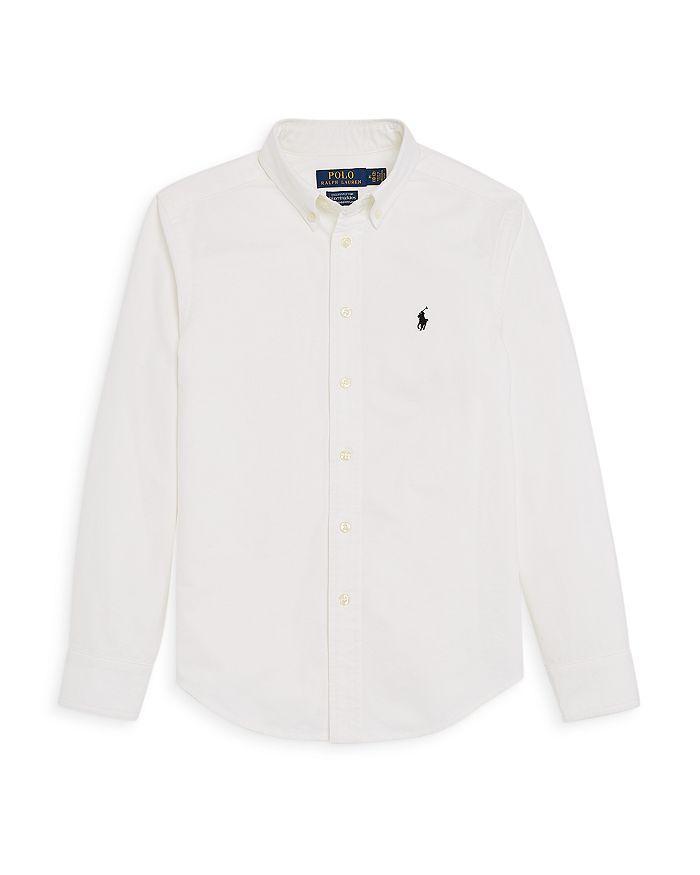 商品Ralph Lauren|Boys' Cotton Oxford Button Down Shirt, Big Kid - 150th Anniversary Exclusive,价格¥296,第3张图片详细描述
