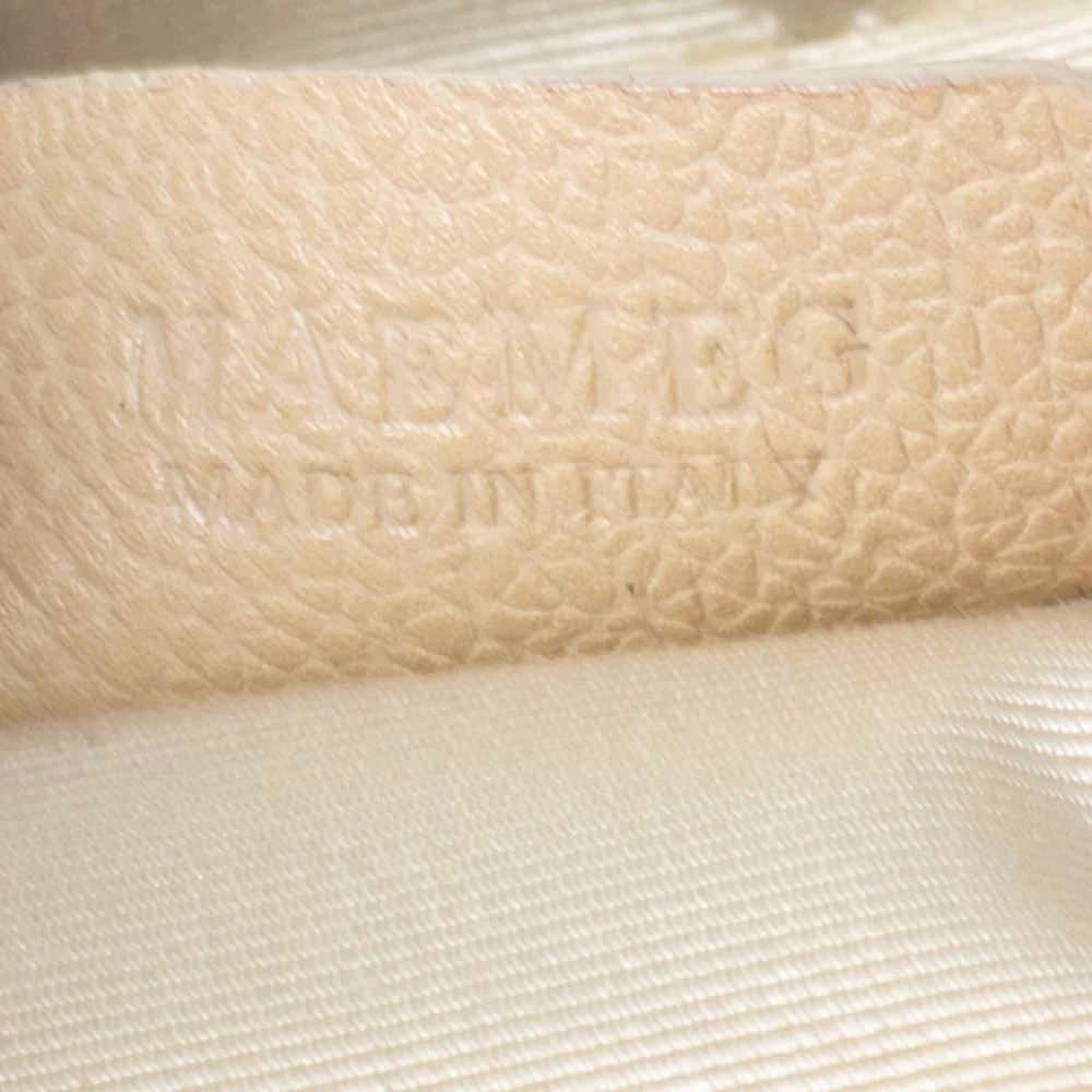 Bvlgari Pink/White Logo Mania Canvas and Leather Baguette Bag 商品