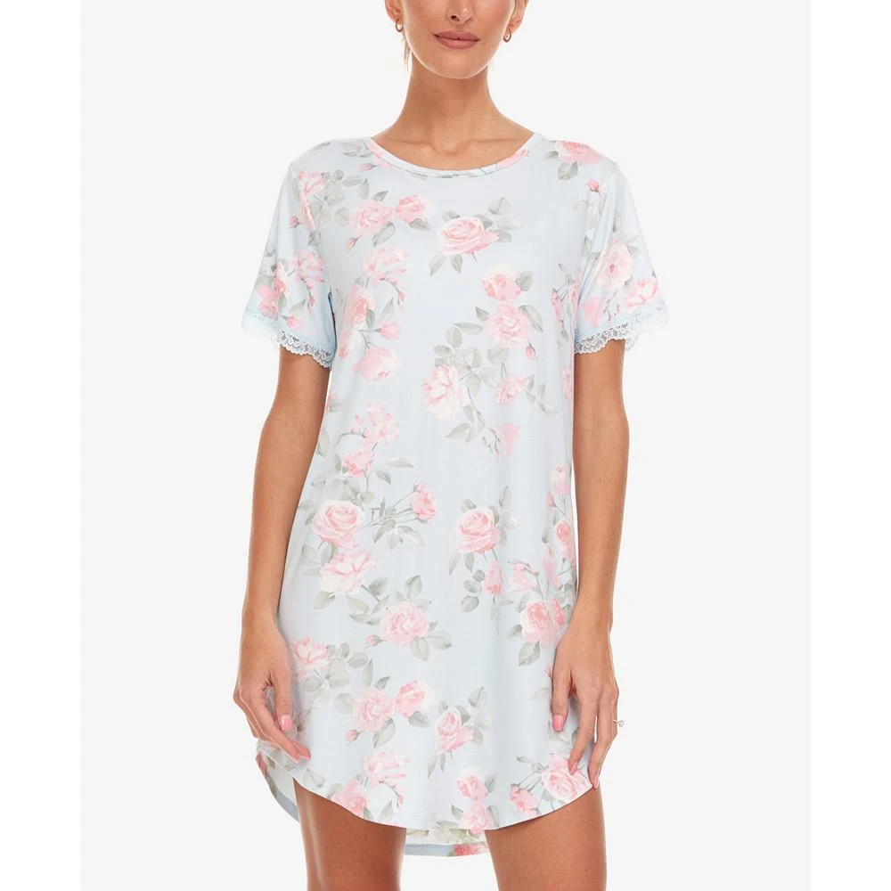 商品Flora Nikrooz|Women's Kathleen Floral Sleepshirt,价格¥150,第1张图片
