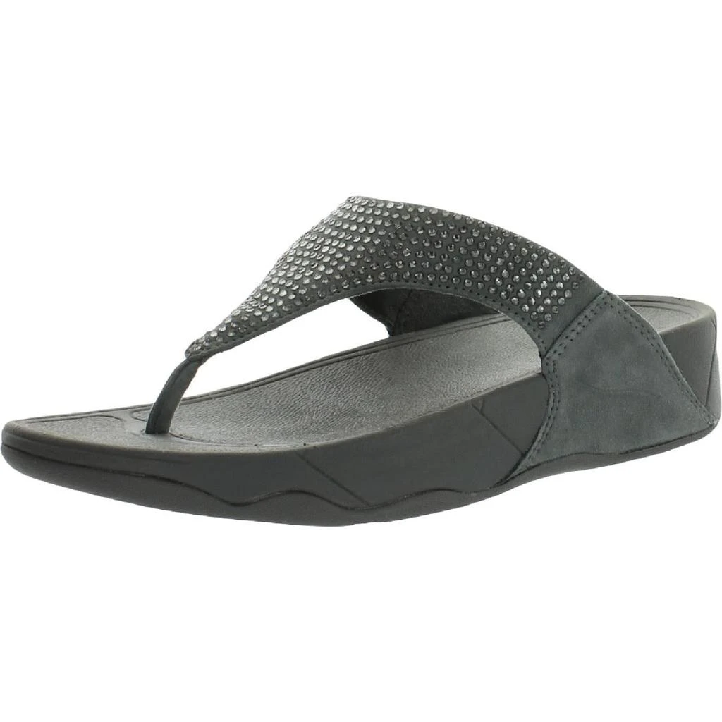 商品FitFlop|Fitflop Womens Rokkit Suede Embellished Thong Sandals,价格¥267,第2张图片详细描述