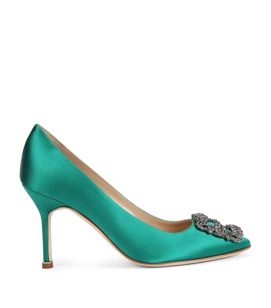 商品Manolo Blahnik|Satin Hangisi Pumps 90,价格¥9544,第3张图片详细描述