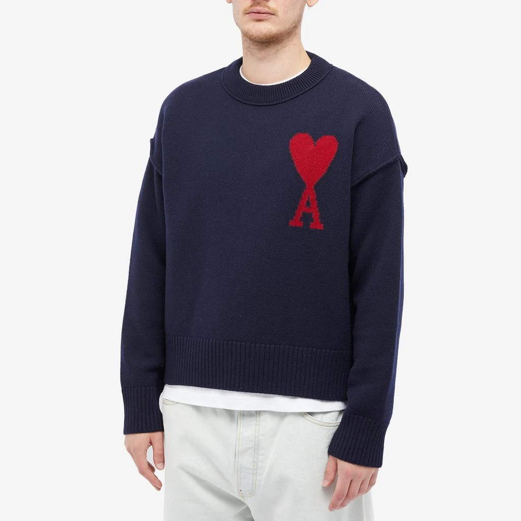 商品AMI|AMI Paris Large A Heart Crew Knit,价格¥2172,第2张图片详细描述