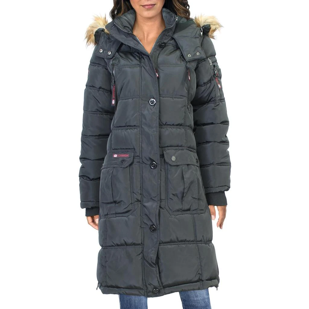 商品Canada Weather Gear|Canada Weather Gear Womens Faux Fur Cold Weather Parka Coat,价格¥750,第1张图片