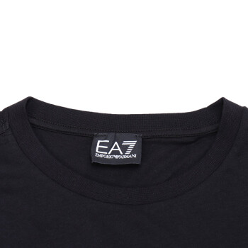 Emporio Armani 安普里奥 阿玛尼 男士黑色EA7字样印花长袖T恤 6ZPT24-PJM9Z-1200商品第3张图片规格展示