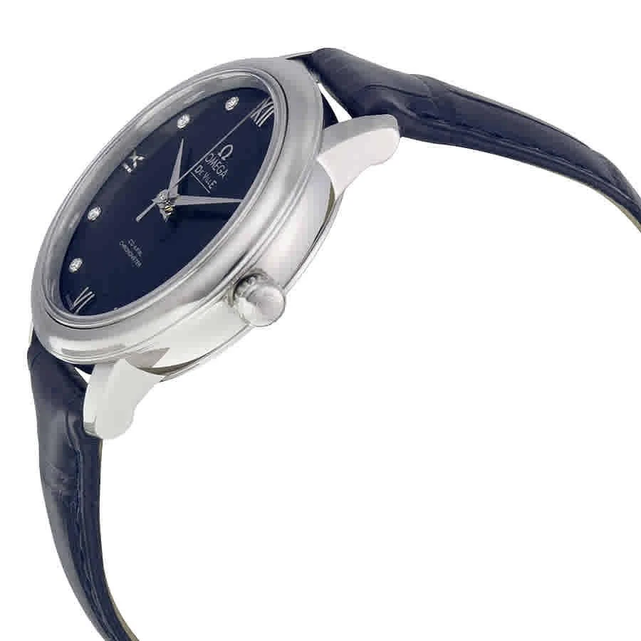 商品Omega|De Ville Prestige Automatic Blue Diamond Dial Ladies Watch 42413332053001,价格¥22113,第2张图片详细描述