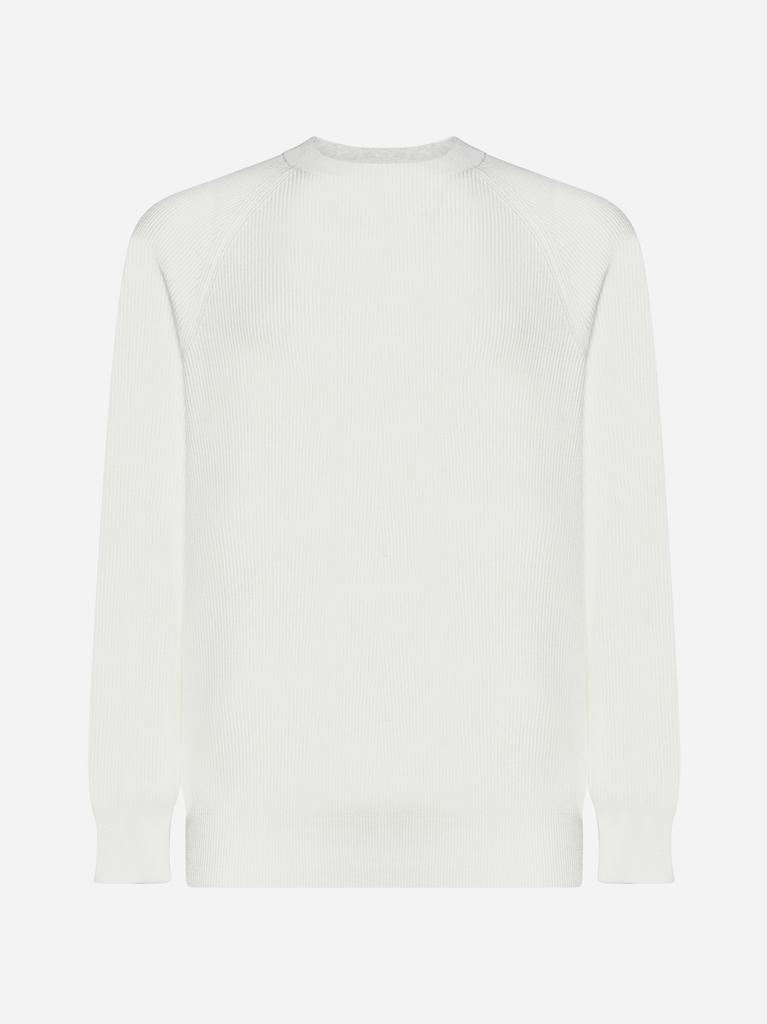 商品Brunello Cucinelli|Ribbed cotton sweater,价格¥4969,第1张图片