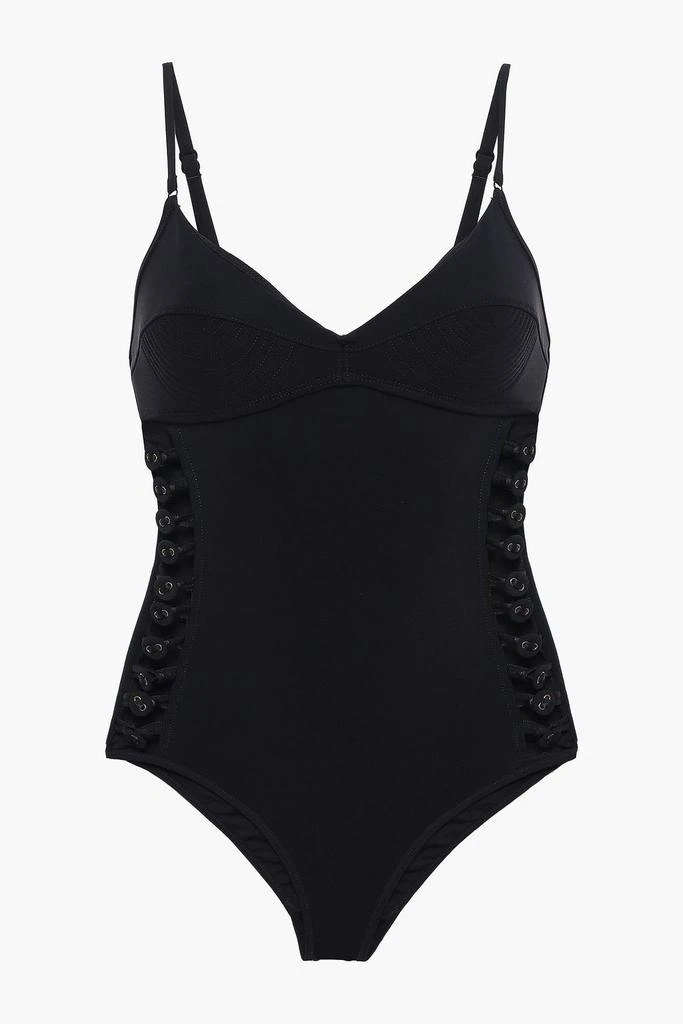 商品Zimmermann|Melody Bullet button-detailed cutout swimsuit,价格¥914,第3张图片详细描述