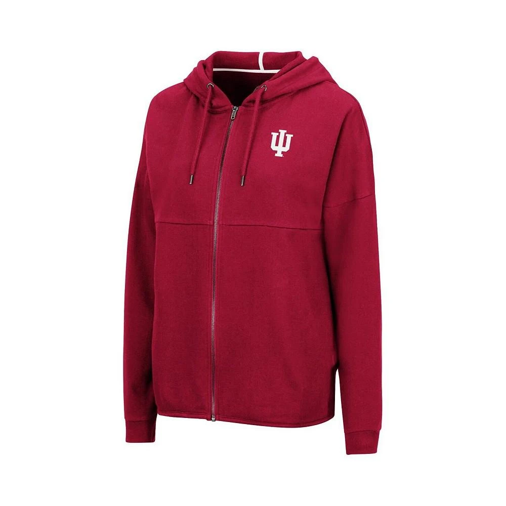 商品Colosseum|Women's Crimson Indiana Hoosiers 2-Hit Full-Zip Hoodie,价格¥308,第2张图片详细描述
