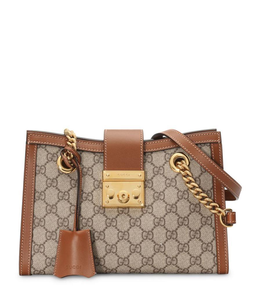 商品Gucci|Small GG Supreme Padlock Shoulder Bag,价格¥15683,第1张图片