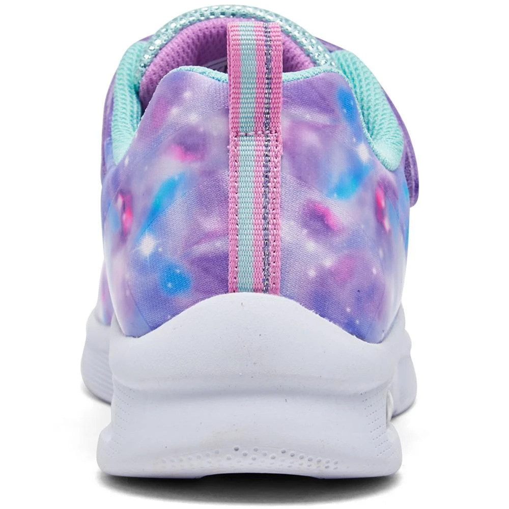 商品SKECHERS|Little Girls Microspec Max - Spiral Galaxy Stay-Put Casual Sneakers from Finish Line,价格¥150,第4张图片详细描述